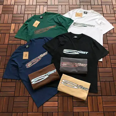 ￥~79 ST🔥S🔥Y T-SHIRT 11120230 (im 180CM 68KG iwear size M in the photo)