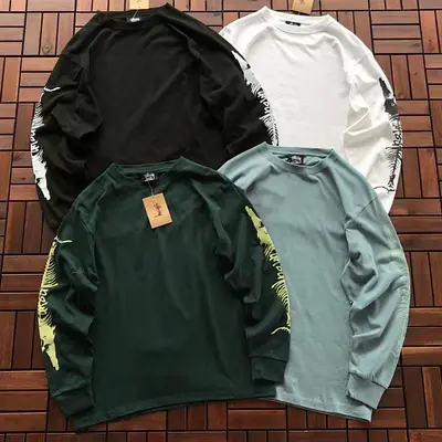 ￥~109 ST🔥S🔥Y LONG-SLEEVE 11120231 (im 180CM 68KG iwear size L in the photo)