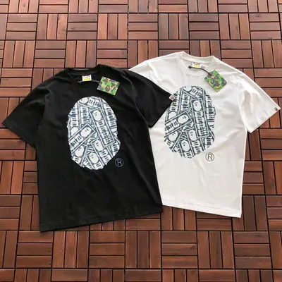 ¥~109 BAPE T-SHIRT 11120308 (im 180CM 68KG iwear size M in the photo)