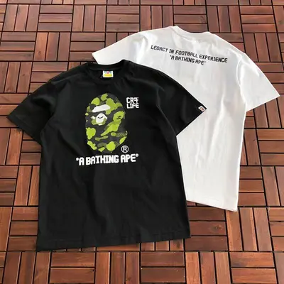 ¥~109 BAPE T-SHIRT 11120339 (im 180CM 68KG iwear size M in the photo)