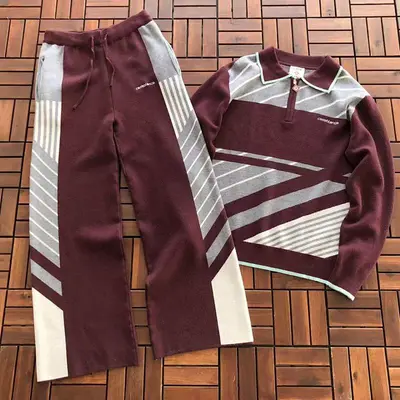 ￥~495 C🔥S🔥BL🔥🔥C🔥 SWEATER TROUSERS 33120308 (im 180CM 68KG iwear size M in the photo)