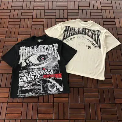 ￥~79 HELLSTAR T-SHIRT 33120443 (im 180CM 68KG iwear size XL in the photo)