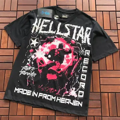 ￥~79 HELLSTAR T-SHIRT 33120477 (im 180CM 68KG iwear size XL in the photo)