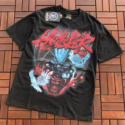 ￥~79 HELLSTAR T-SHIRT 33120456 (im 180CM 68KG iwear size XL in the photo)