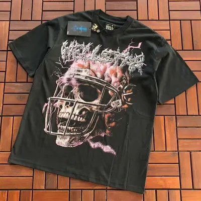 ￥~79 HELLSTAR T-SHIRT 33120476 (im 180CM 68KG iwear size XL in the photo)