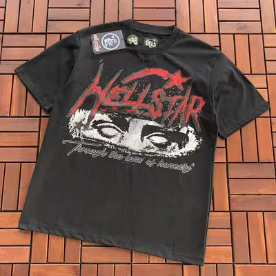 ￥~79 HELLSTAR T-SHIRT 33120452 (im 180CM 68KG iwear size XL in the photo)