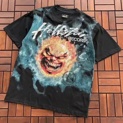 ￥~79 HELLSTAR T-SHIRT 33120450 (im 180CM 68KG iwear size XL in the photo)