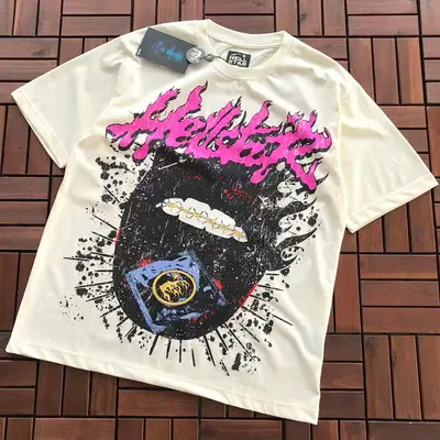 ￥~79 HELLSTAR T-SHIRT 33120448 (im 180CM 68KG iwear size XL in the photo)