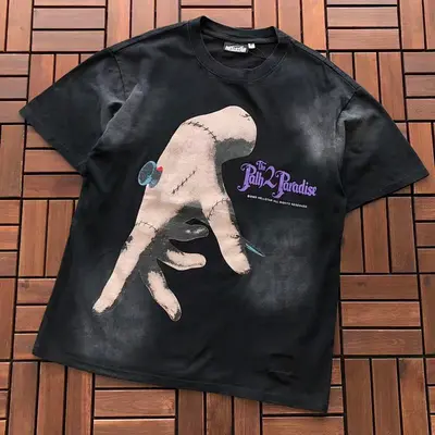 ￥~109 HELLSTAR T-SHIRT 11120403 (im 176CM 58KG iwear size S in the photo)