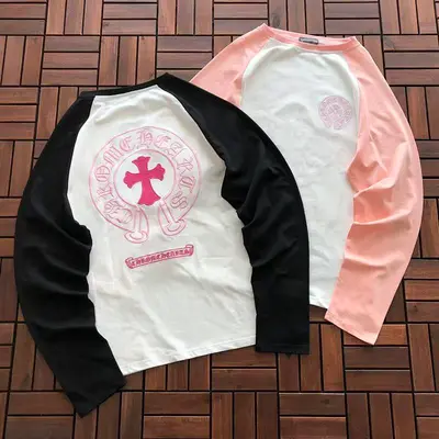 ￥~109 CH🔥OM🔥 HE🔥RTS LONG-SLEEVE 33120572 (im 176CM 58KG iwear size M in the photo)