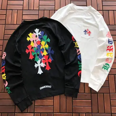 ￥~99 CH🔥OM🔥 HE🔥RTS LONG-SLEEVE 33120549 (im 176CM 58KG iwear size M in the photo)