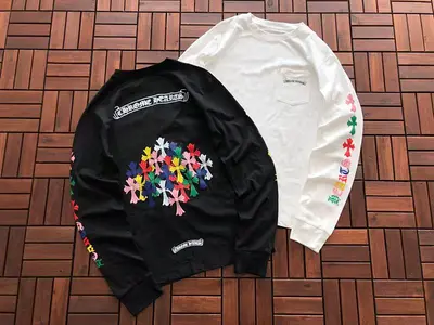 ￥~99 CH🔥OM🔥 HE🔥RTS LONG-SLEEVE 33120548 (im 176CM 58KG iwear size M in the photo)