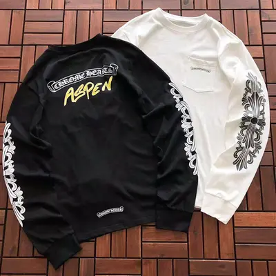 ￥~99 CH🔥OM🔥 HE🔥RTS LONG-SLEEVE 33120545 (im 176CM 58KG iwear size M in the photo)