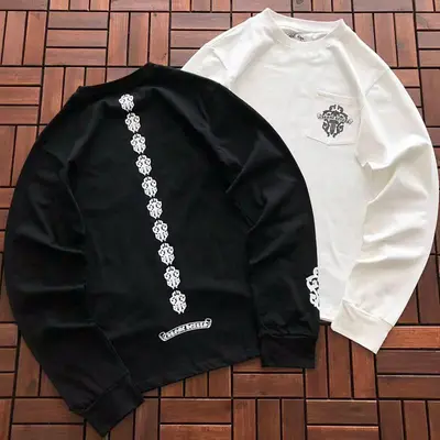 ￥~95 CH🔥OM🔥 HE🔥RTS LONG-SLEEVE 33120544 (im 176CM 58KG iwear size M in the photo)