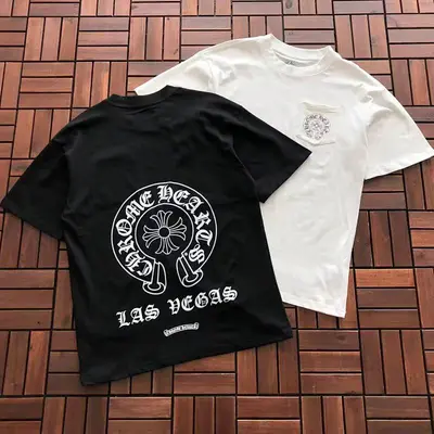 ￥~89 CH🔥OM🔥 HE🔥RTS T-SHIRT 33120543 (im 176CM 58KG iwear size M in the photo)
