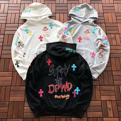 ￥~175 CH🔥OM🔥 HE🔥RTS HOODIE 33120523 (im 176CM 58KG iwear size M in the photo)