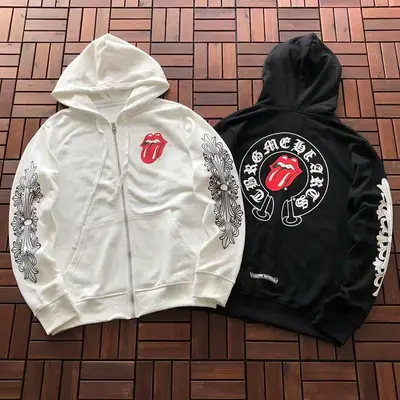 ￥~159 CH🔥OM🔥 HE🔥RTS HOODIE 33120521 (im 176CM 58KG iwear size M in the photo)