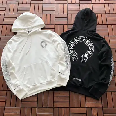 ￥~139 CH🔥OM🔥 HE🔥RTS HOODIE 33120516 (im 176CM 58KG iwear size L in the photo)