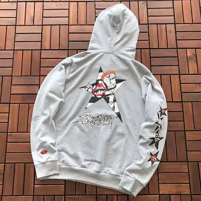 ￥~149 CH🔥OM🔥 HE🔥RTS HOODIE 33120513 (im 176CM 58KG iwear size M in the photo)