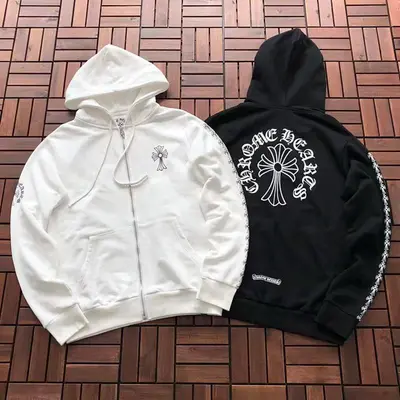 ￥~159 CH🔥OM🔥 HE🔥RTS HOODIE 33120510 (im 176CM 58KG iwear size M in the photo)