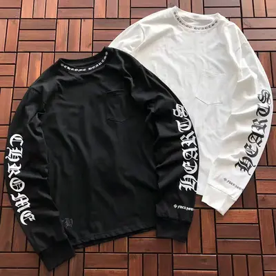 ¥~95 CH🔥OM🔥 HE🔥RTS LONG-SLEEVE 33120532 (im 176CM 58KG iwear size M in the photo)