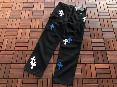 ¥~179 CH🔥OM🔥 HE🔥RTS JEANS 33120528 (im 176CM 58KG iwear size M in the photo)