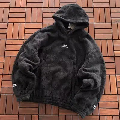 ￥~199 B🔥L🔥🔥🔥IA🔥A HOODIE FLEECE 44120721 (im 180CM 68KG iwear size S in the photo)
