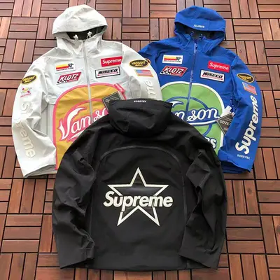 ¥~619 S🔥P🔥E🔥E &VANSON LEATHERS&GORE-TEX JACKET 44120701 (im 180CM 68KG iwear size M in the photo)