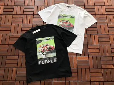 ¥~85 PURPLE BRAND T-SHIRT 33120877 (im 176CM 58KG iwear size M in the photo)