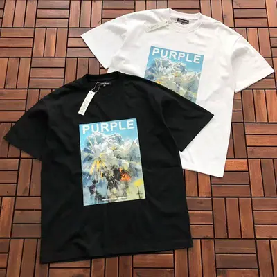 ¥~85 PURPLE BRAND T-SHIRT 33120874 (im 176CM 58KG iwear size M in the photo)