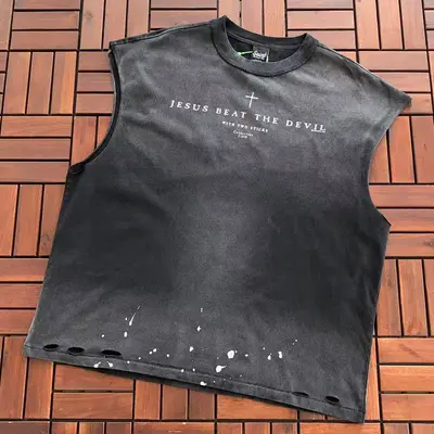 ¥~109 SAINT MICHAEL VEST 11120813 (im 185CM 70KG iwear size L in the photo)