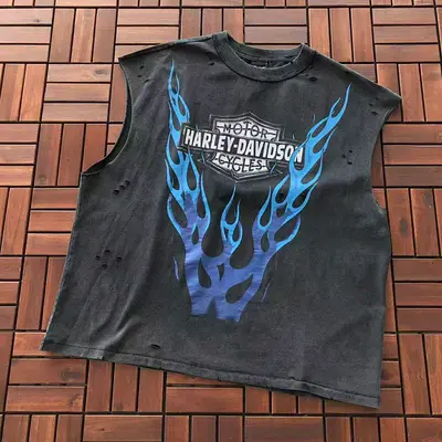 ¥~109 SAINT MICHAEL VEST 11120826 (im 185CM 70KG iwear size L in the photo)