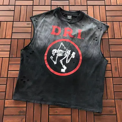 ¥~109 SAINT MICHAEL VEST 11120825 (im 185CM 70KG iwear size L in the photo)