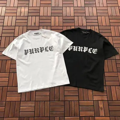 ¥~85 PURPLE BRAND T-SHIRT 33120826 (im 176CM 58KG iwear size M in the photo)