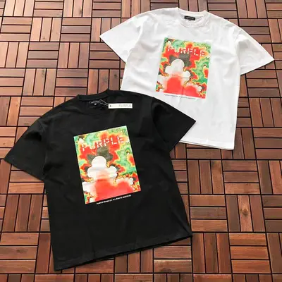 ¥~85 PURPLE BRAND T-SHIRT 33120824 (im 176CM 58KG iwear size M in the photo)