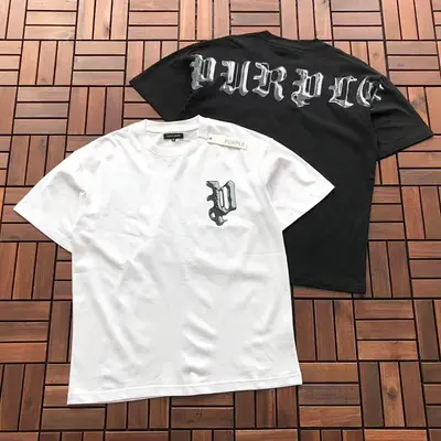 ¥~85 PURPLE BRAND T-SHIRT 33120818 (im 176CM 58KG iwear size M in the photo)