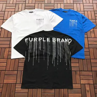 ¥~85 PURPLE BRAND T-SHIRT 33120816 (im 176CM 58KG iwear size XL in the photo)