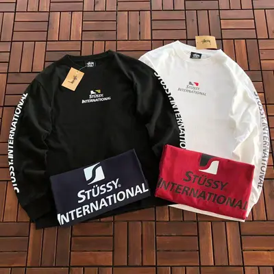 ¥~109 ST🔥S🔥Y LONG-SLEEVE 11120806 (im 185CM 70KG iwear size M in the photo)