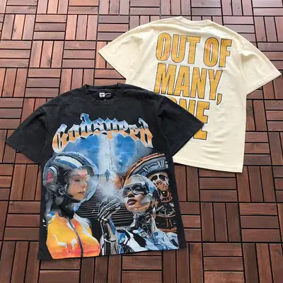 ¥~BLACK 95 APRICOT 89 GODSPEED T-SHIRT 33120811 (im 176CM 58KG iwear size M in the photo)