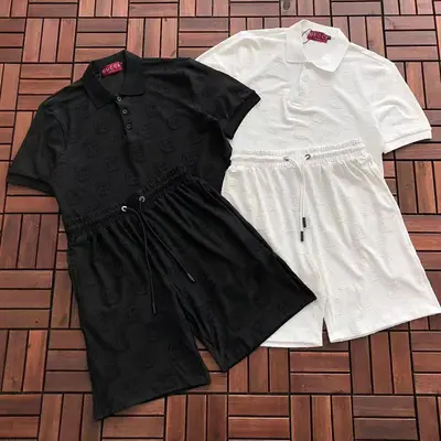 ￥~179 G🔥C🔥I T-SHIRT SHORTS 33121003 (im 176CM 58KG iwear size L in the photo)
