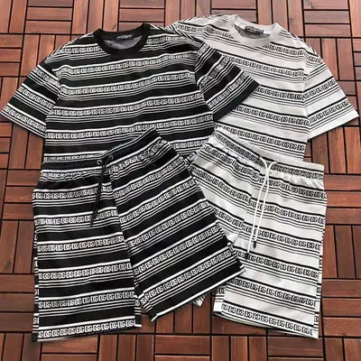 ￥~175 D🔥LC🔥 GA🔥B🔥🔥A T-SHIRT SHORTS 33121002 (im 176CM 58KG iwear size L in the photo)