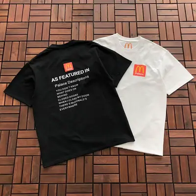 ￥~95 P🔥LA🔥E & MCDONALD'S T-SHIRT 11120948 (im 185CM 80KG iwear size M in the photo)