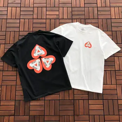 ￥~95 P🔥LA🔥E T-SHIRT 11120909 (im 185CM 80KG iwear size S in the photo)