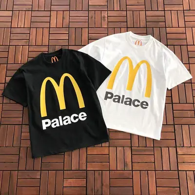 ￥~95 P🔥LA🔥E & MCDONALD'S T-SHIRT 11120903 (im 185CM 80KG iwear size M in the photo)