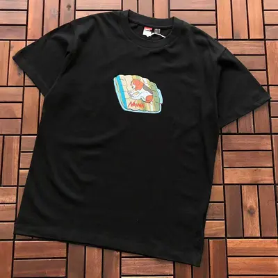 ￥~95 NANGA T-SHIRT 33121034 (im 176CM 58KG iwear size M in the photo)