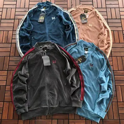 ¥~189 NEEDLES JACKET FLEECE 11121014 (im 180CM 68KG iwear size M in the photo)
