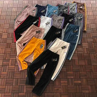 ￥~169 NEEDLES TROUSERS FLEECE 11121024 (im 180CM 68KG iwear size M in the photo)