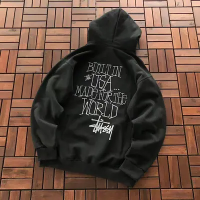 ￥169 ST🔥S🔥Y HOODIE FLEECE 44121150 (im 180CM 68KG iwear size M in the photo)