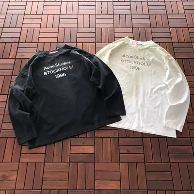 ￥~129 ACNE STUDIOS LONG-SLEEVE 44121145 (im 180CM 68KG iwear size M in the photo)
