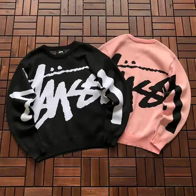 ￥~179 ST🔥S🔥Y SWEATER 44121134 (im 180CM 68KG iwear size S in the photo)